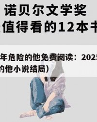 2025年危险的他免费阅读：2025年（危险的他小说结局）