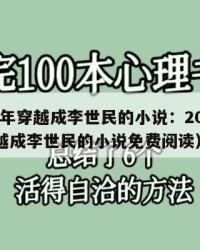 2025年穿越成李世民的小说：2025年（穿越成李世民的小说免费阅读）