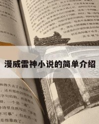 漫威雷神小说的简单介绍