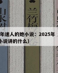 2025年迷人的她小说：2025年（迷人的她小说讲的什么）