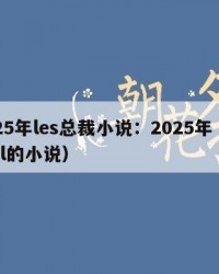 2025年les总裁小说：2025年（总裁gl的小说）