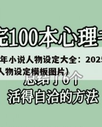 2025年小说人物设定大全：2025年（小说人物设定模板图片）