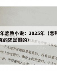 2025年恋熟小说：2025年（恋熟屋到底是真的还是假的）