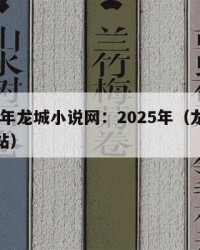 2025年龙城小说网：2025年（龙城小说网站）
