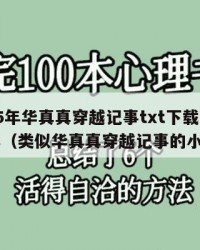 2025年华真真穿越记事txt下载：2025年（类似华真真穿越记事的小说）