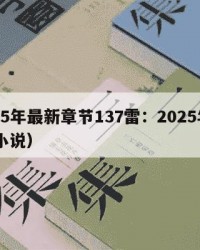 2025年最新章节137雷：2025年（雷,小说）