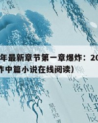 2025年最新章节第一章爆炸：2025年（爆炸中篇小说在线阅读）